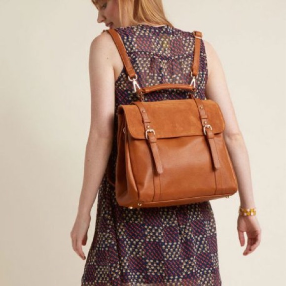Modcloth Leather Backpack - Picture 2 of 7